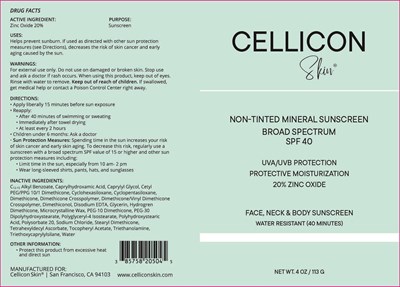 Product Label (205 Celllicon Skin)
